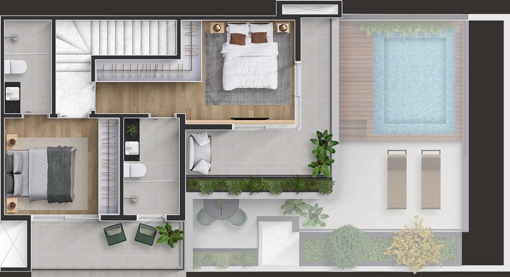 Cobertura, 2 quartos, 94 m² - Foto 34