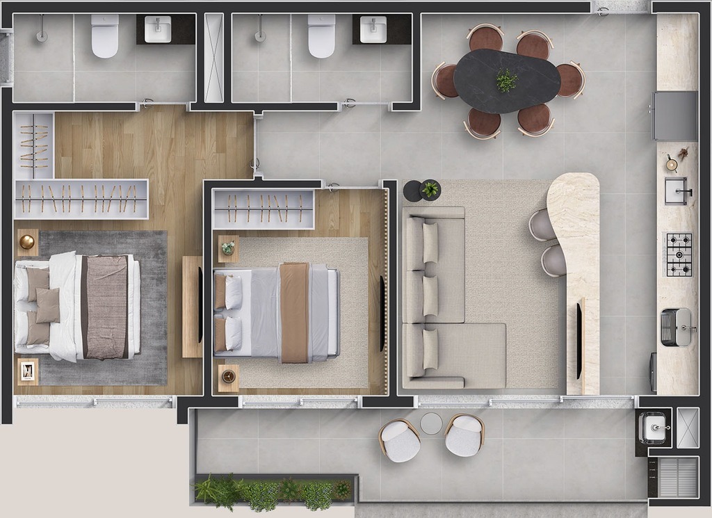 Cobertura, 2 quartos, 94 m² - Foto 29