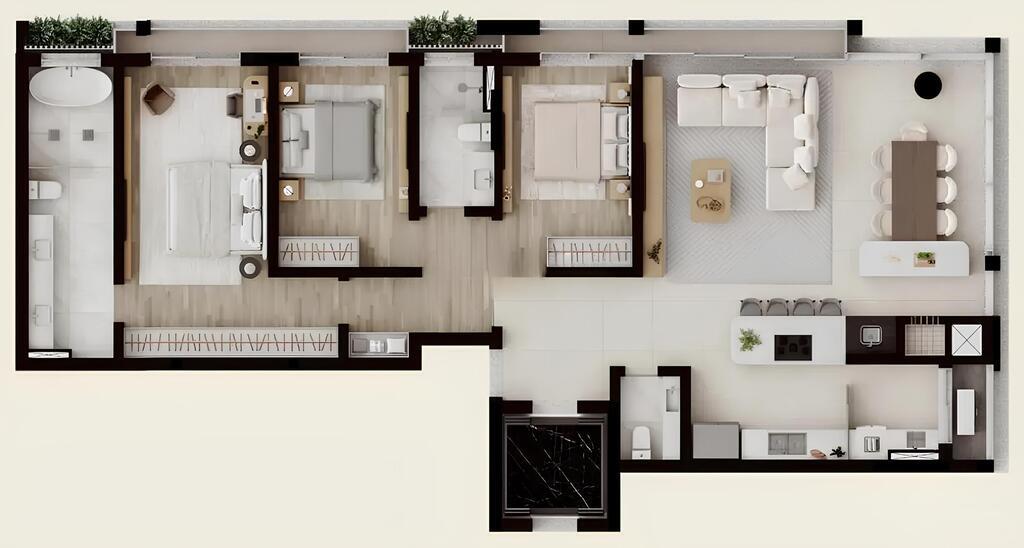 Apartamento, 3 quartos, 148 m² - Foto 54