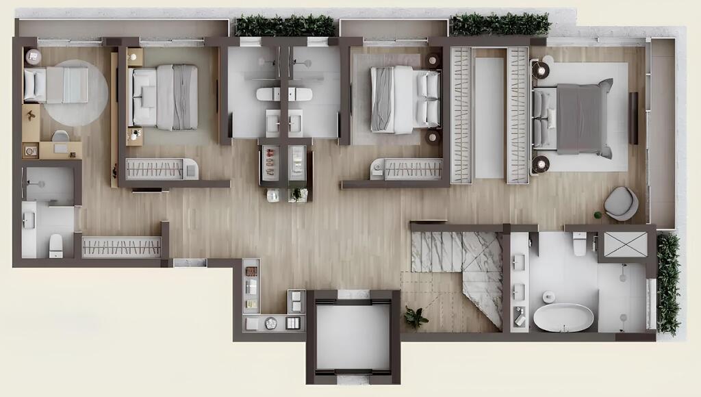 Apartamento, 3 quartos, 148 m² - Foto 61