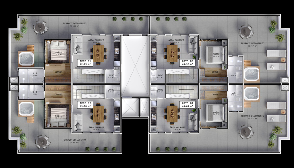 Apartamento, 3 quartos, 98 m² - Foto 19