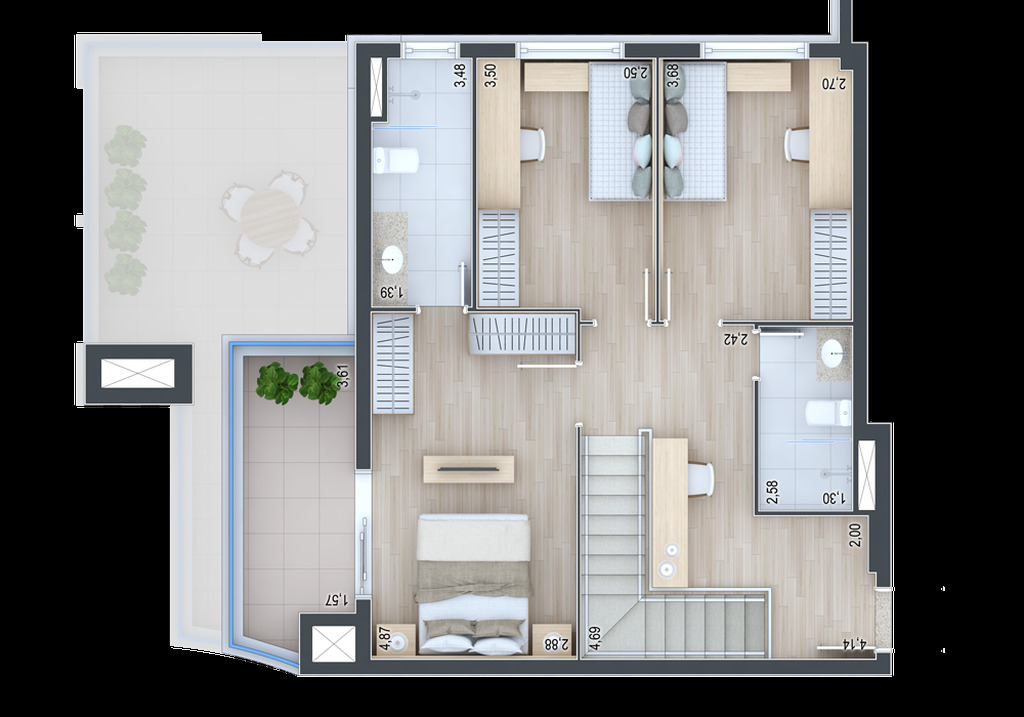 Apartamento, 2 quartos, 72 m² - Foto 56