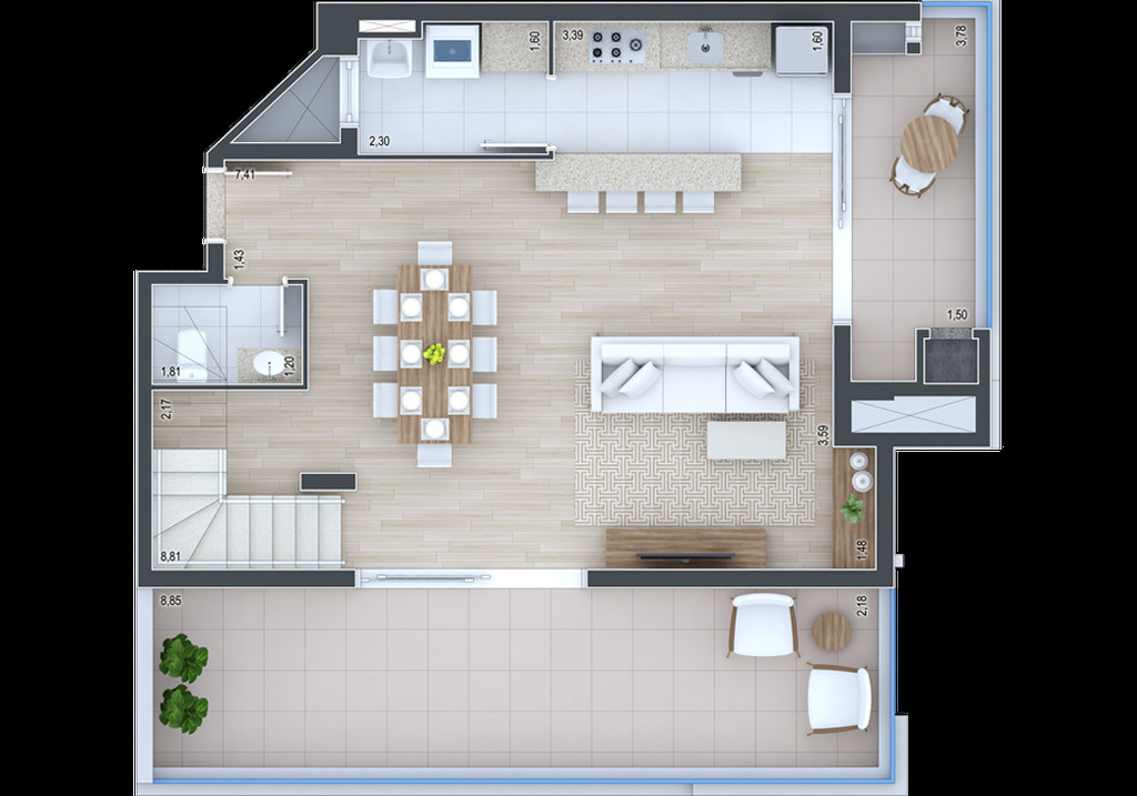 Apartamento, 2 quartos, 72 m² - Foto 49
