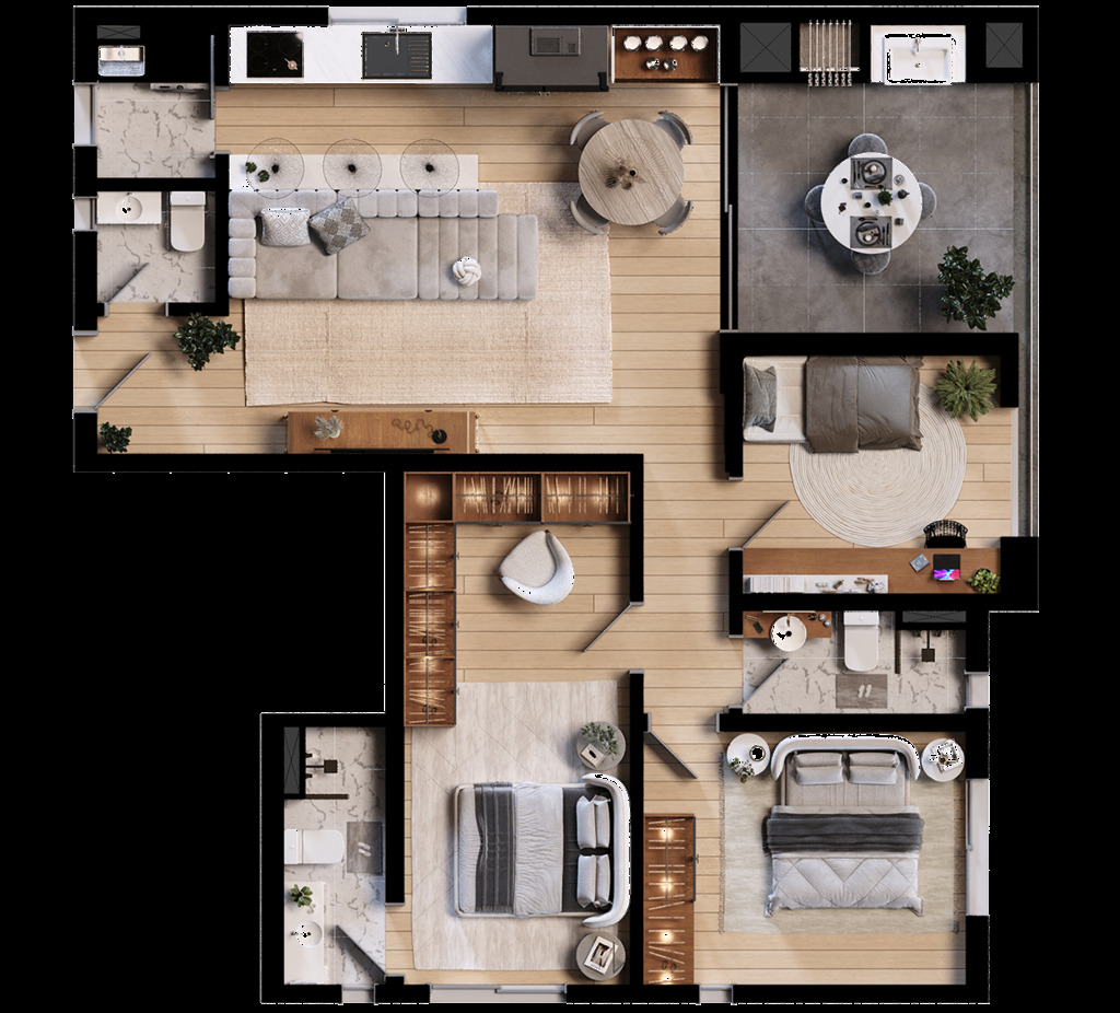 Apartamento, 2 quartos, 64 m² - Foto 12