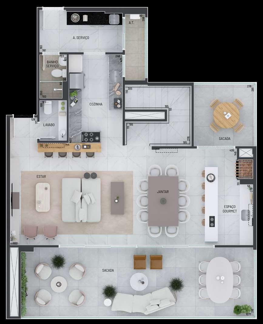 Apartamento, 3 quartos, 129 m² - Foto 25