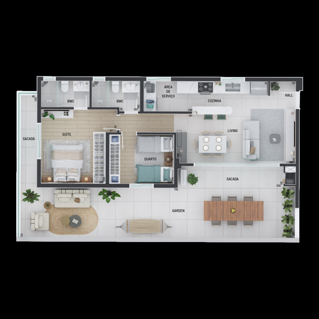 Cobertura, 3 quartos, 147 m² - Foto 13