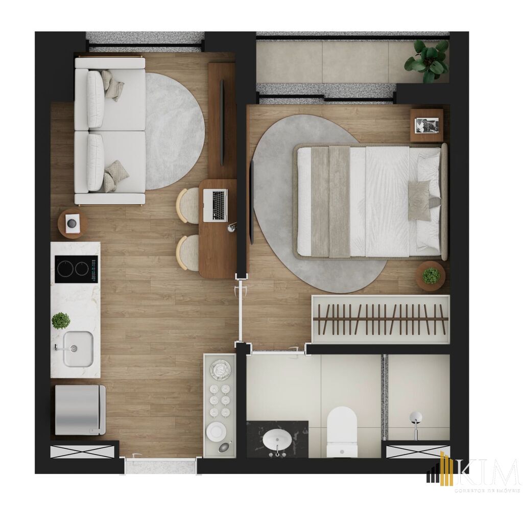 Apartamento, 2 quartos, 42 m² - Foto 33