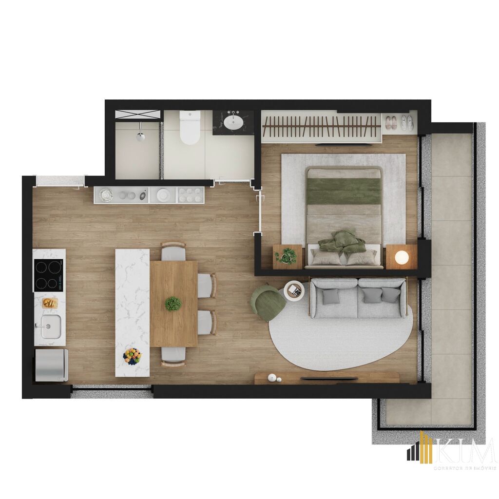 Apartamento, 2 quartos, 42 m² - Foto 39