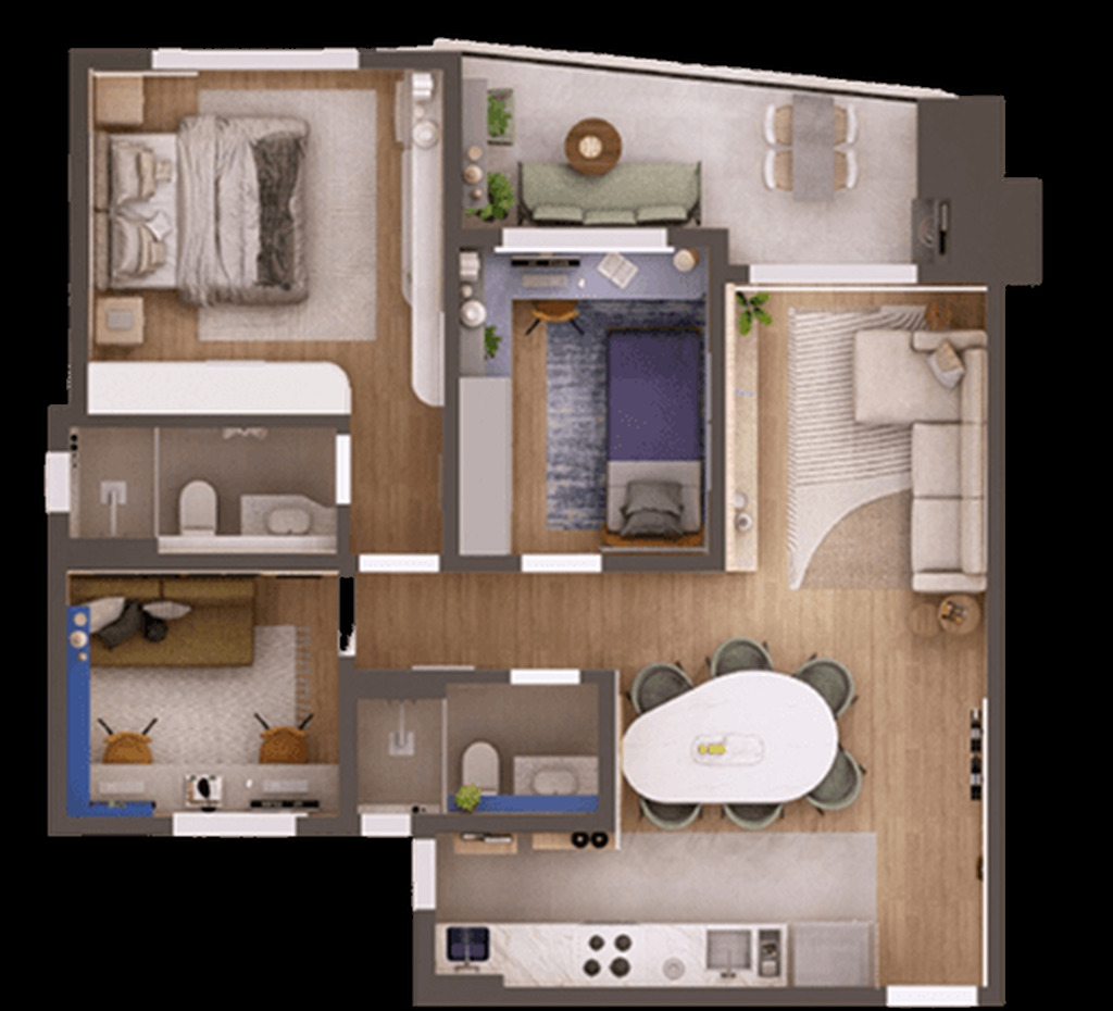 Apartamento, 2 quartos, 62 m² - Foto 44