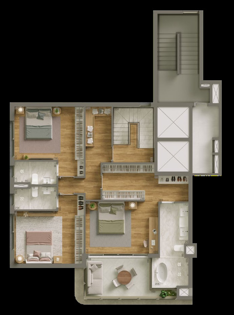 Apartamento, 3 quartos, 136 m² - Foto 40