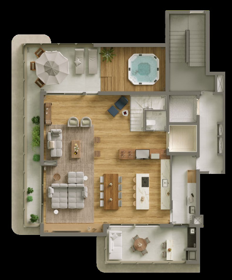 Apartamento, 3 quartos, 136 m² - Foto 39