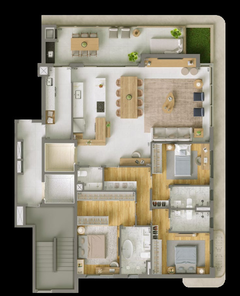 Apartamento, 3 quartos, 136 m² - Foto 34