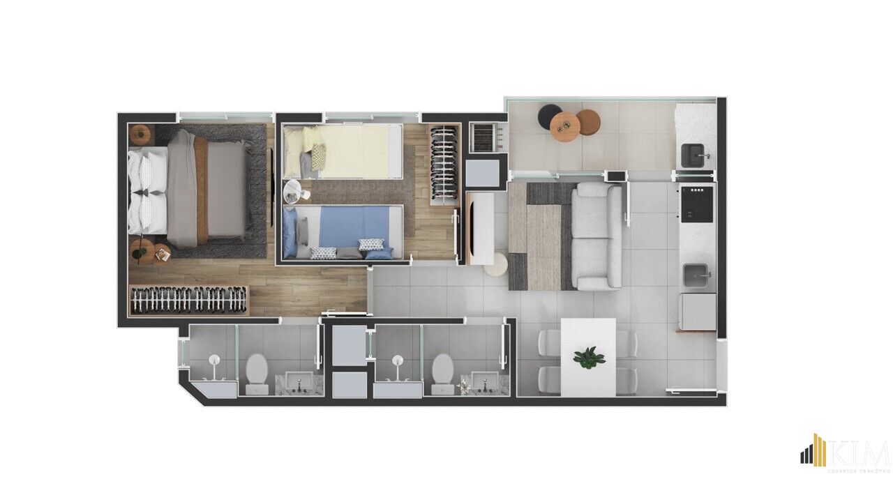 Apartamento, 2 quartos, 49 m² - Foto 13