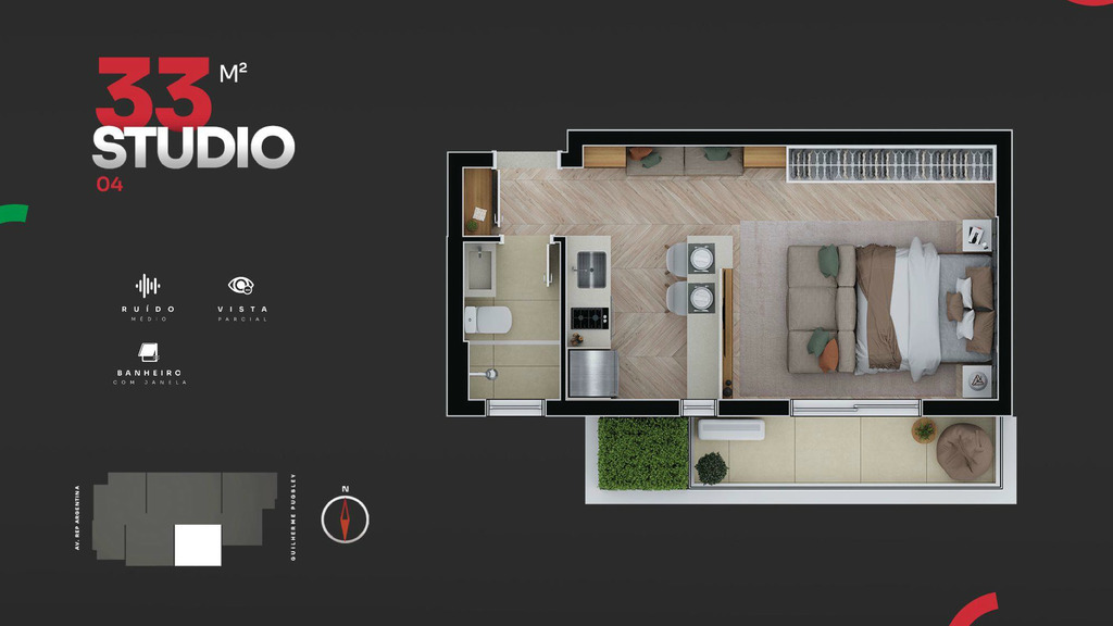 Apartamento, 2 quartos, 53 m² - Foto 34