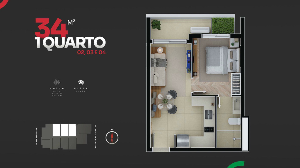 Apartamento, 2 quartos, 53 m² - Foto 22
