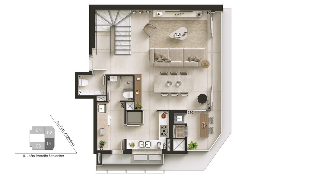Apartamento, 3 quartos, 151 m² - Foto 56