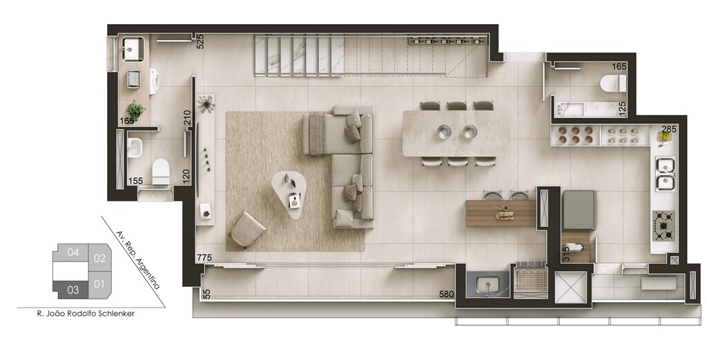Apartamento, 3 quartos, 151 m² - Foto 58
