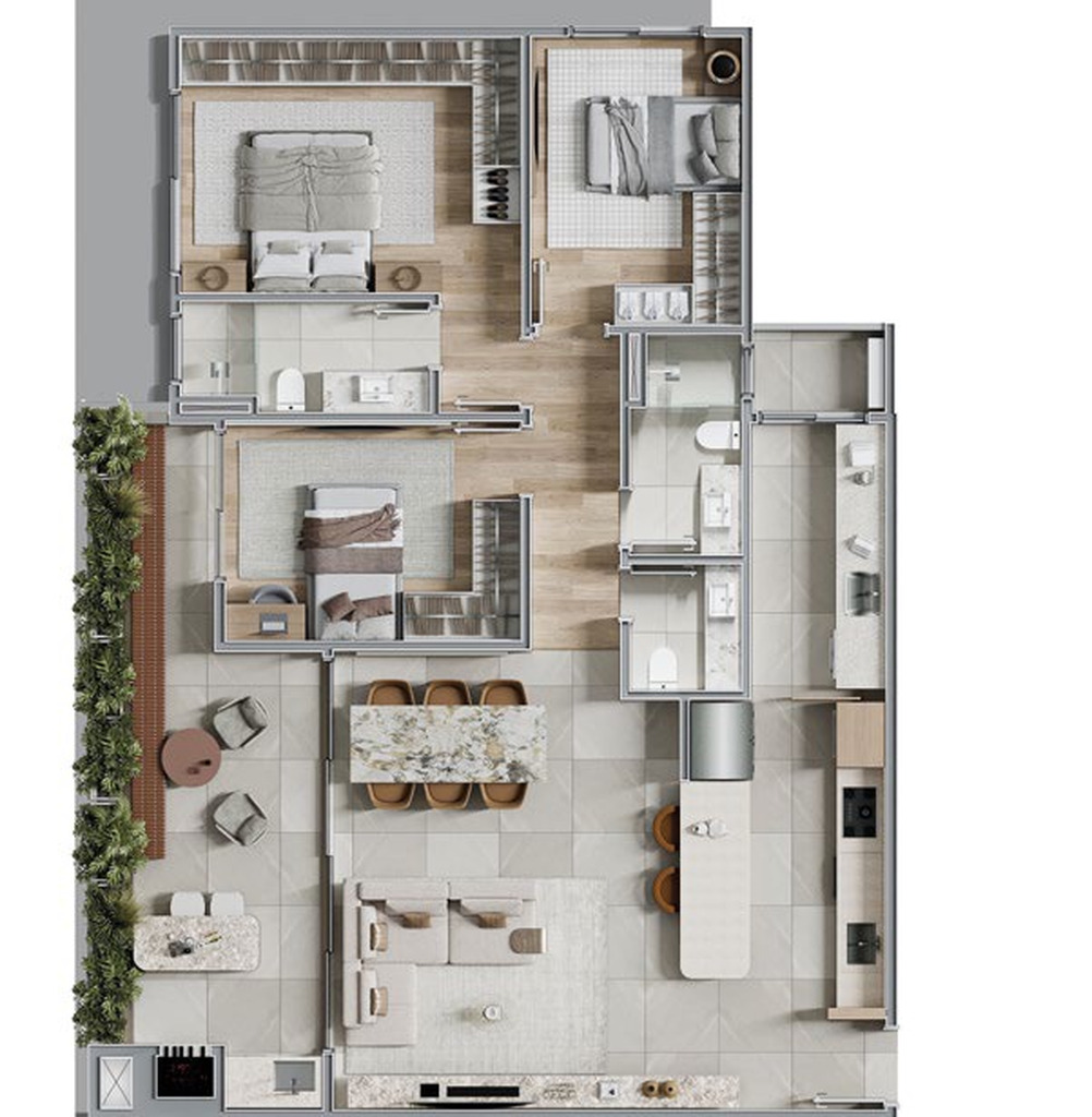 Apartamento, 3 quartos, 117 m² - Foto 21