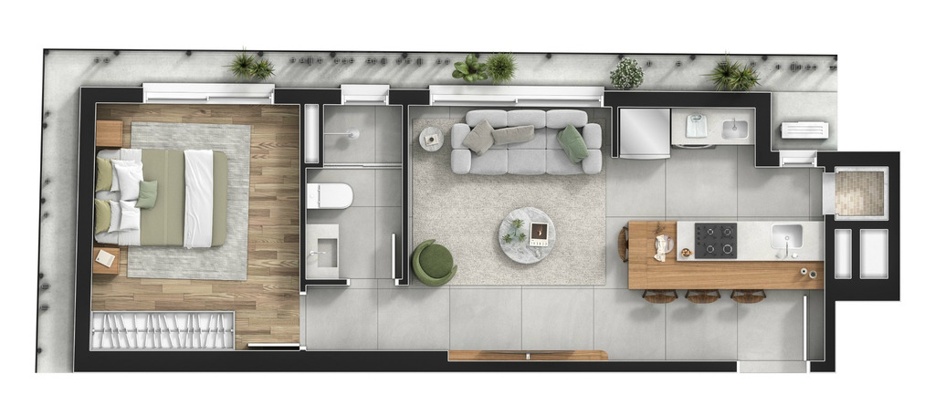 Apartamento, 1 quarto, 41 m² - Foto 38