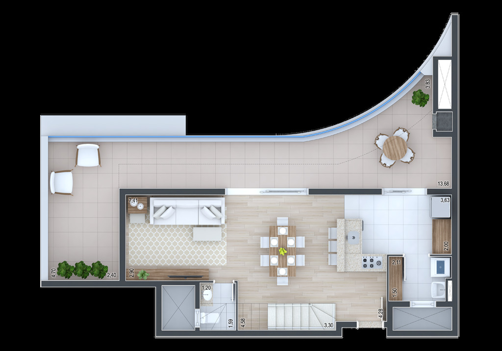 Apartamento, 3 quartos, 191 m² - Foto 53