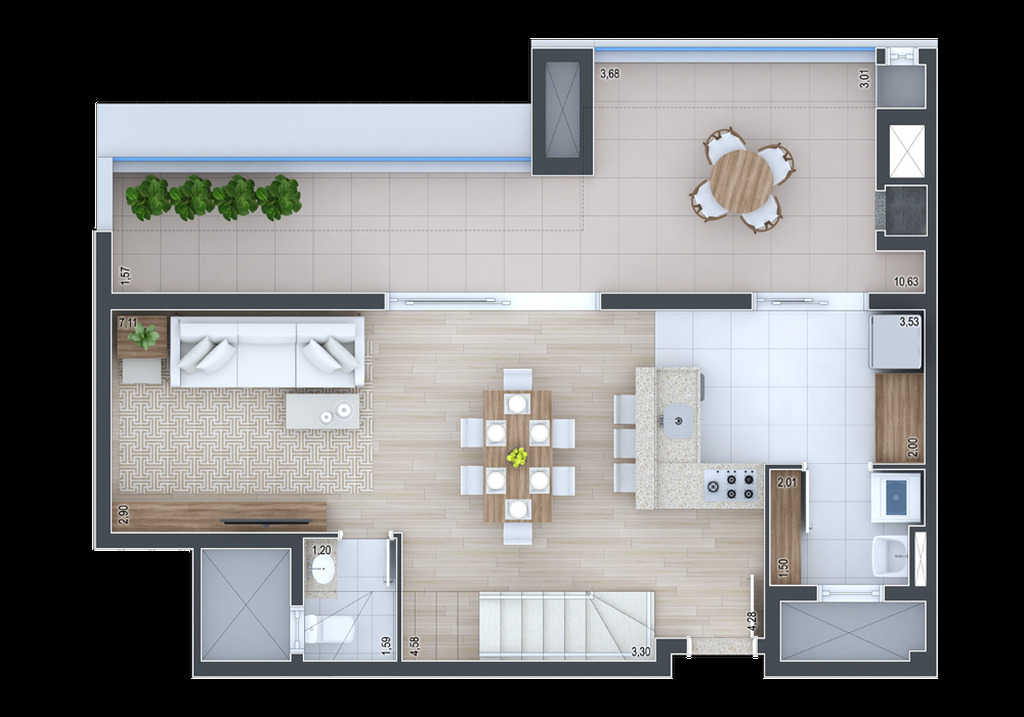 Apartamento, 3 quartos, 191 m² - Foto 39