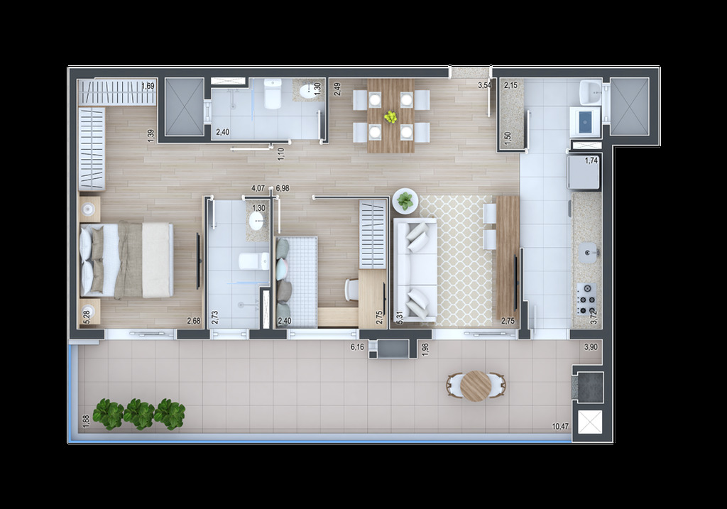 Apartamento, 3 quartos, 191 m² - Foto 24