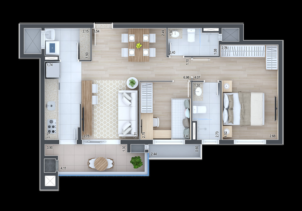 Apartamento, 3 quartos, 191 m² - Foto 17