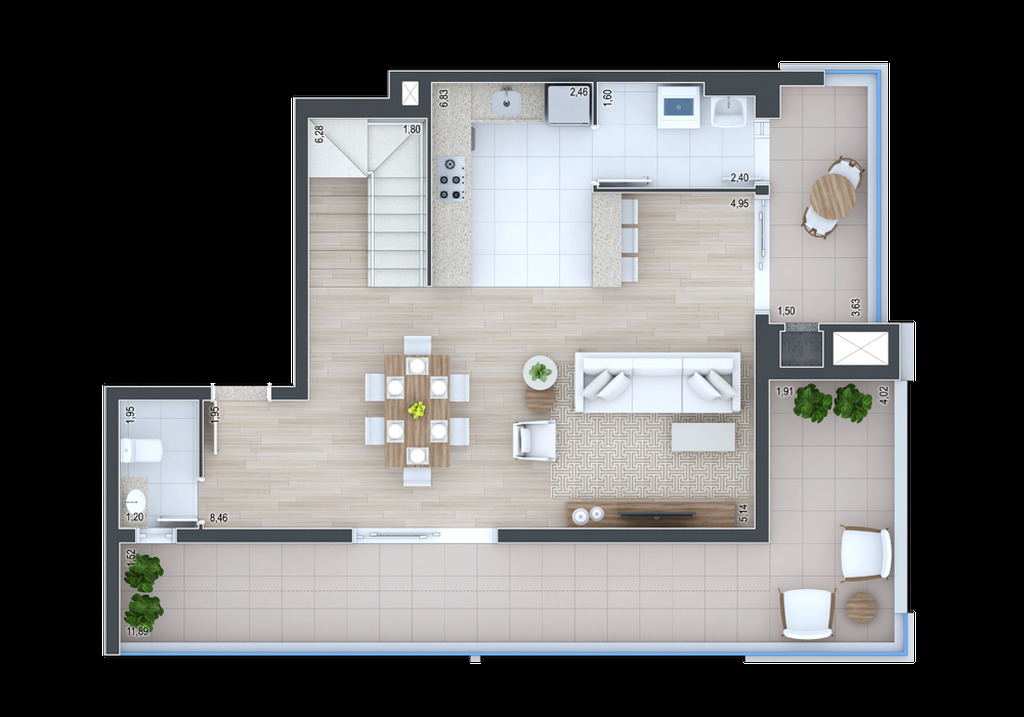 Apartamento, 3 quartos, 191 m² - Foto 57