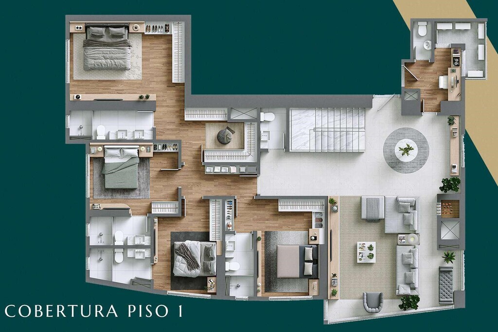 Apartamento, 4 quartos, 405 m² - Foto 39