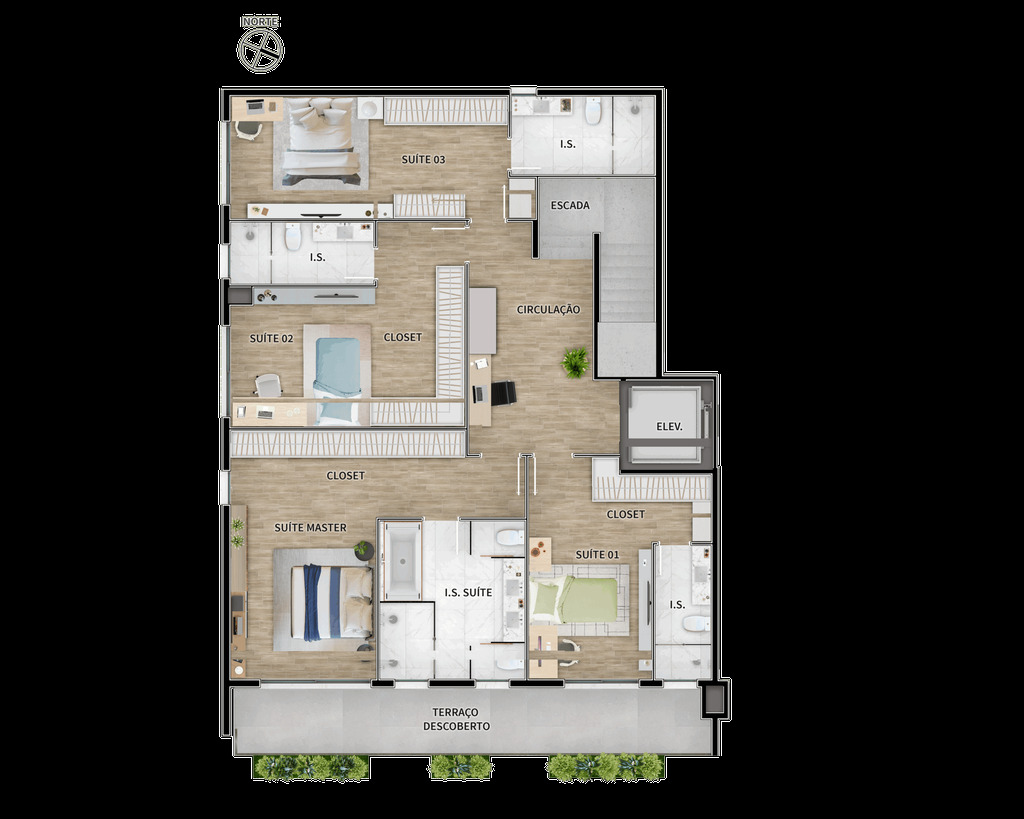 Cobertura, 4 quartos, 421 m² - Foto 20