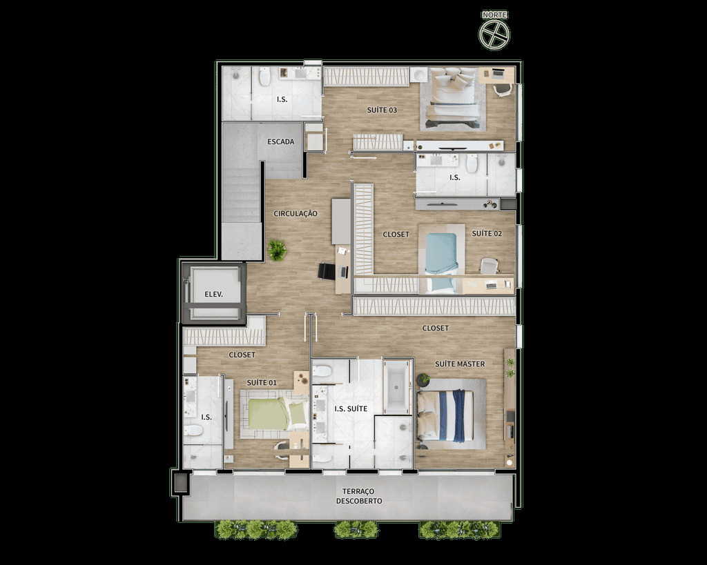 Cobertura, 4 quartos, 421 m² - Foto 18