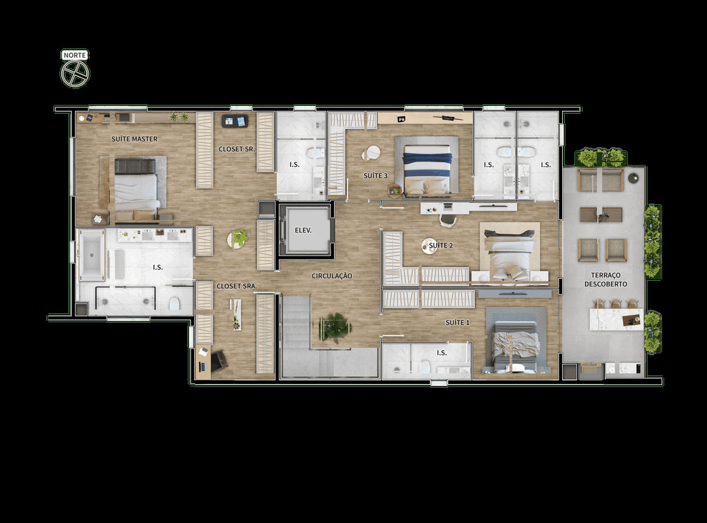 Cobertura, 4 quartos, 421 m² - Foto 22