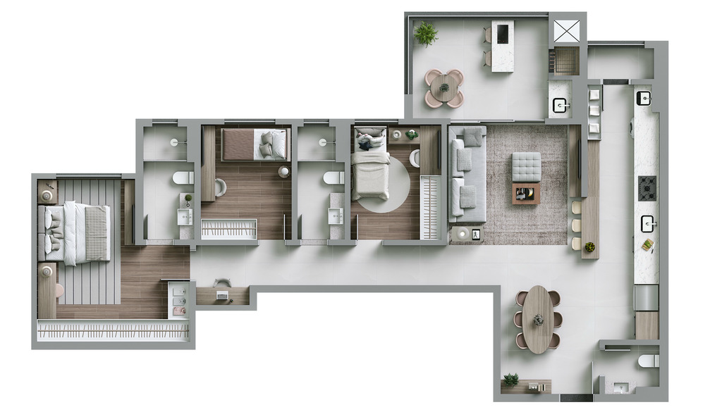 Apartamento, 3 quartos, 120 m² - Foto 8