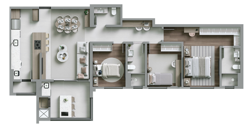 Apartamento, 3 quartos, 120 m² - Foto 10