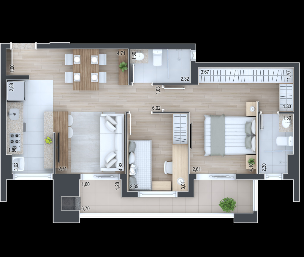 Apartamento, 3 quartos, 79 m² - Foto 32