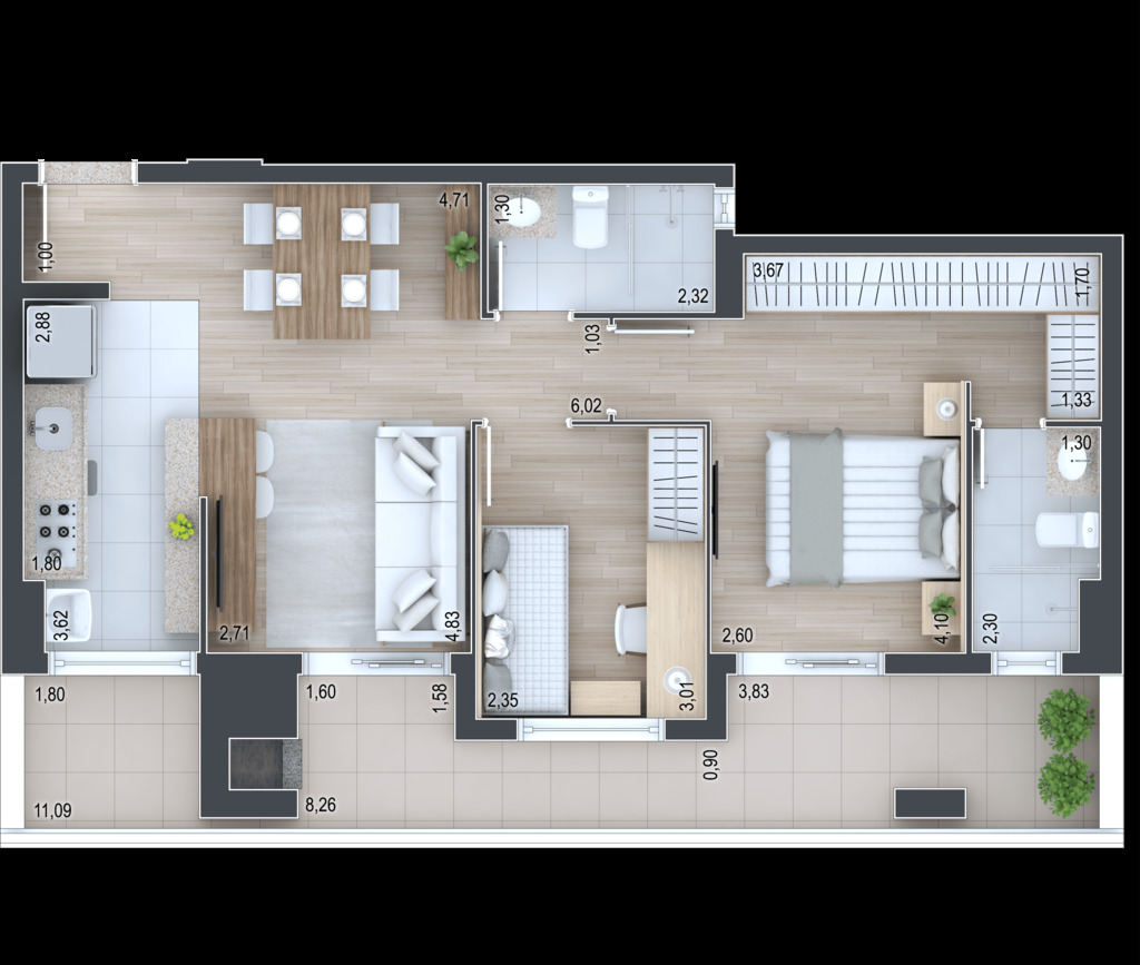 Apartamento, 3 quartos, 79 m² - Foto 20