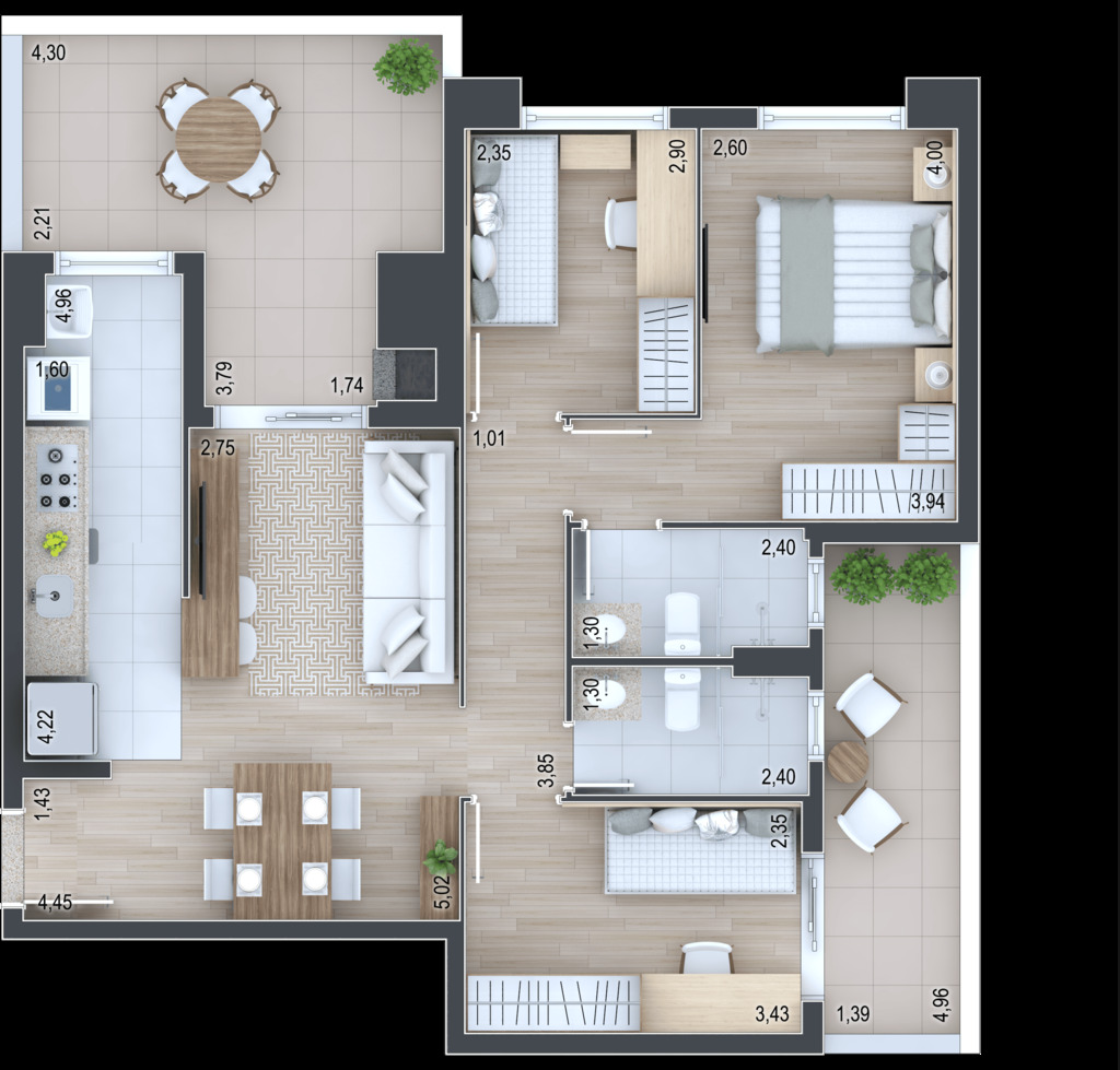 Apartamento, 3 quartos, 79 m² - Foto 14