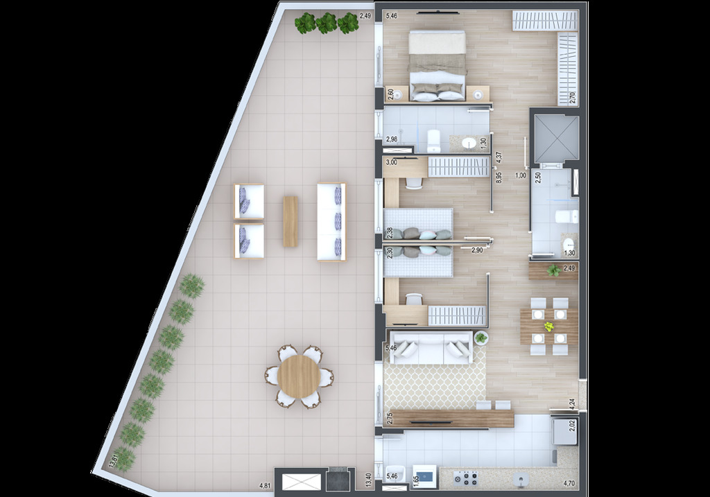 Apartamento, 3 quartos, 89 m² - Foto 48