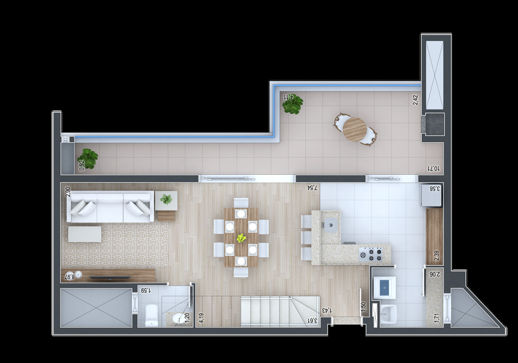 Apartamento, 3 quartos, 89 m² - Foto 41