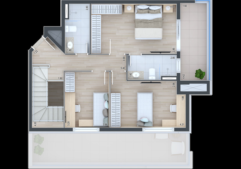 Apartamento, 3 quartos, 89 m² - Foto 51