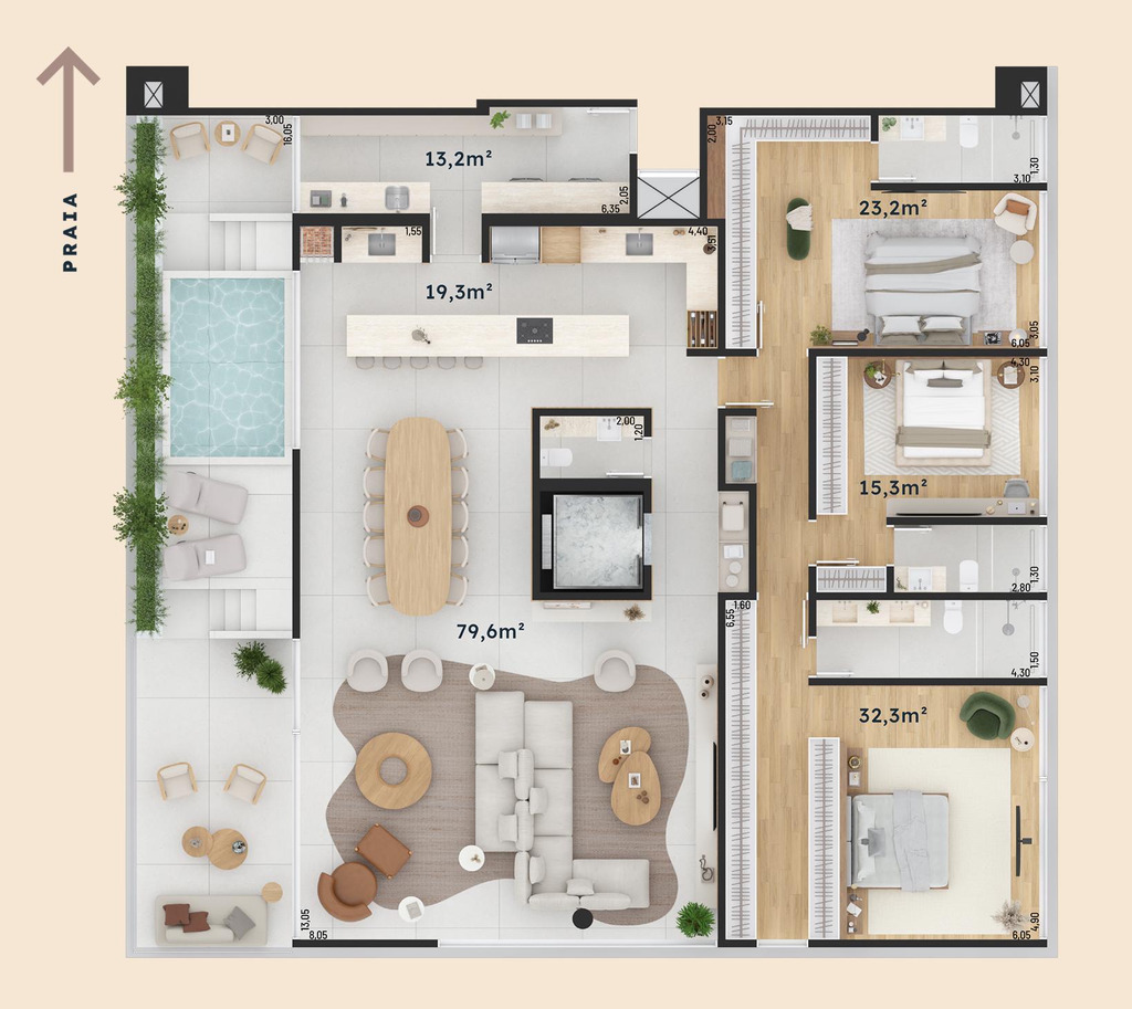 Apartamento, 3 quartos, 140 m² - Foto 36