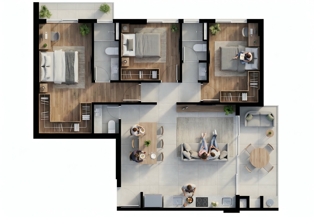 Apartamento, 2 quartos, 91 m² - Foto 110