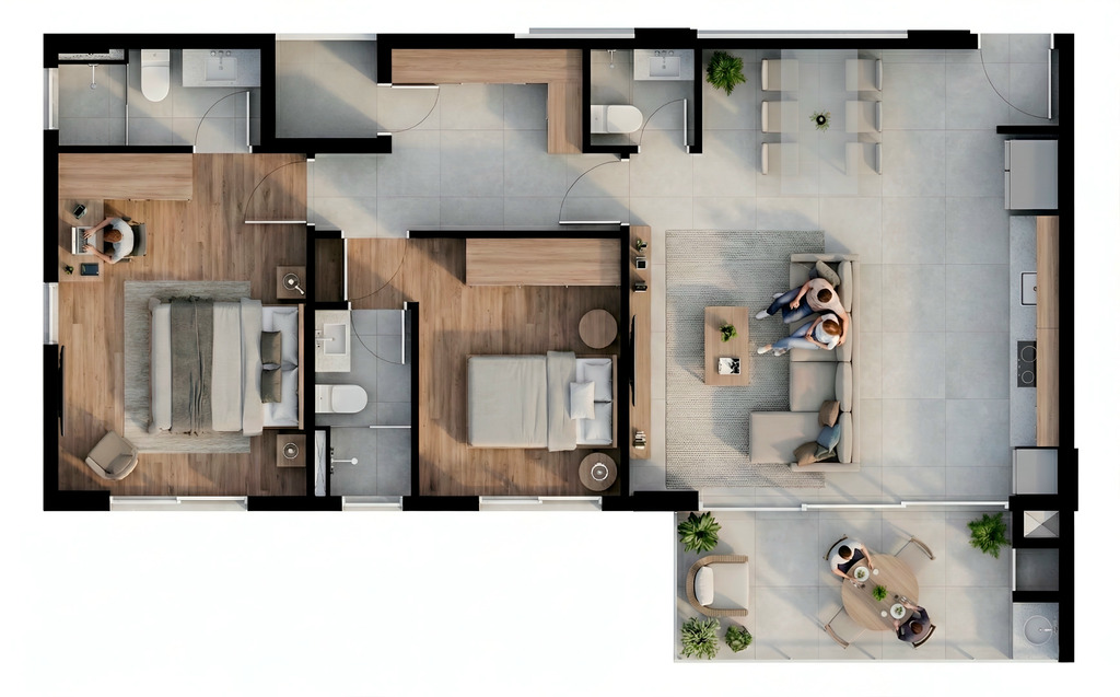 Apartamento, 2 quartos, 91 m² - Foto 105