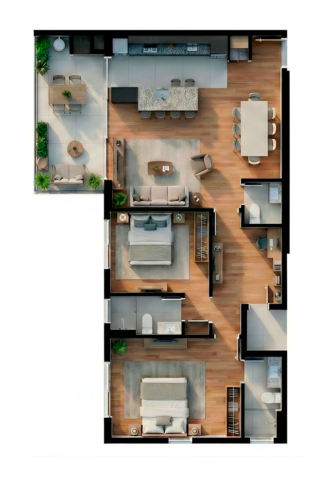 Apartamento, 2 quartos, 91 m² - Foto 104
