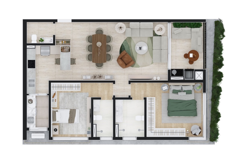 Apartamento, 3 quartos, 215 m² - Foto 57