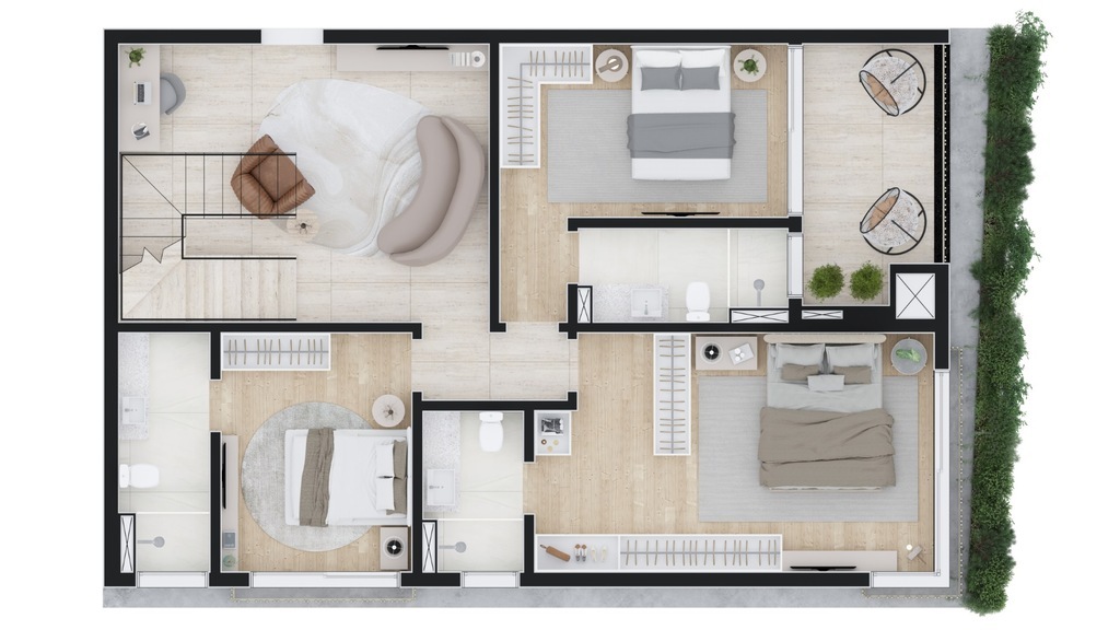 Apartamento, 3 quartos, 215 m² - Foto 72