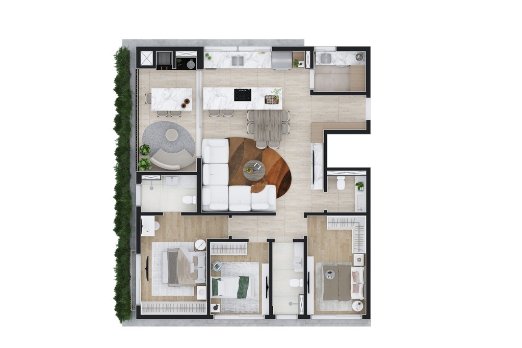 Apartamento, 3 quartos, 215 m² - Foto 63