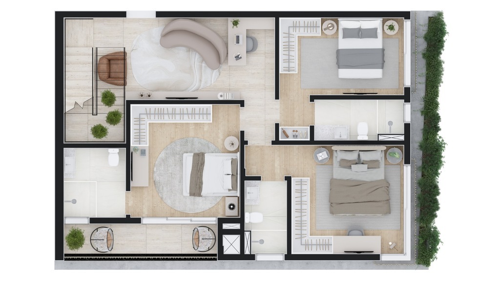 Apartamento, 3 quartos, 215 m² - Foto 70