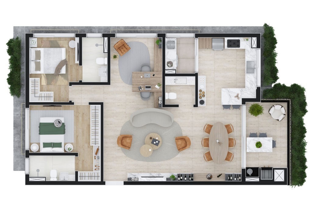 Apartamento, 3 quartos, 215 m² - Foto 60