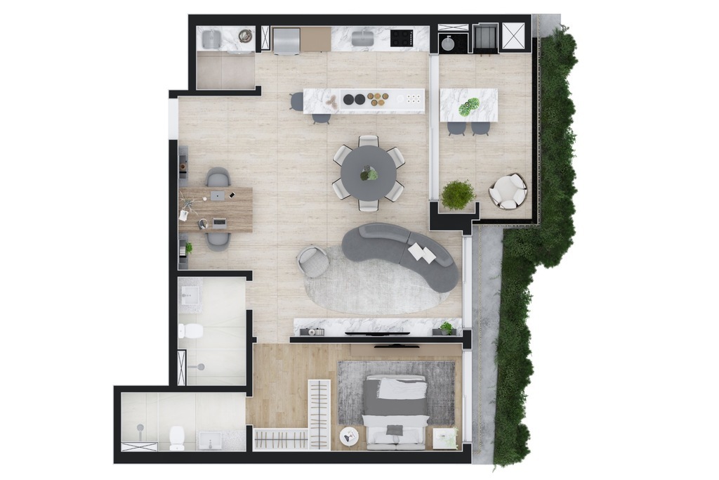 Apartamento, 3 quartos, 215 m² - Foto 55